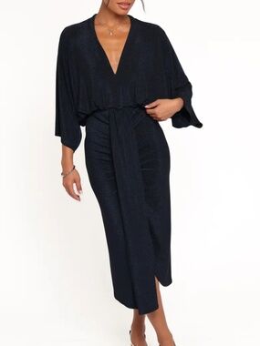 Petal & up Audrina Maxi Dress - Midnight Blue L